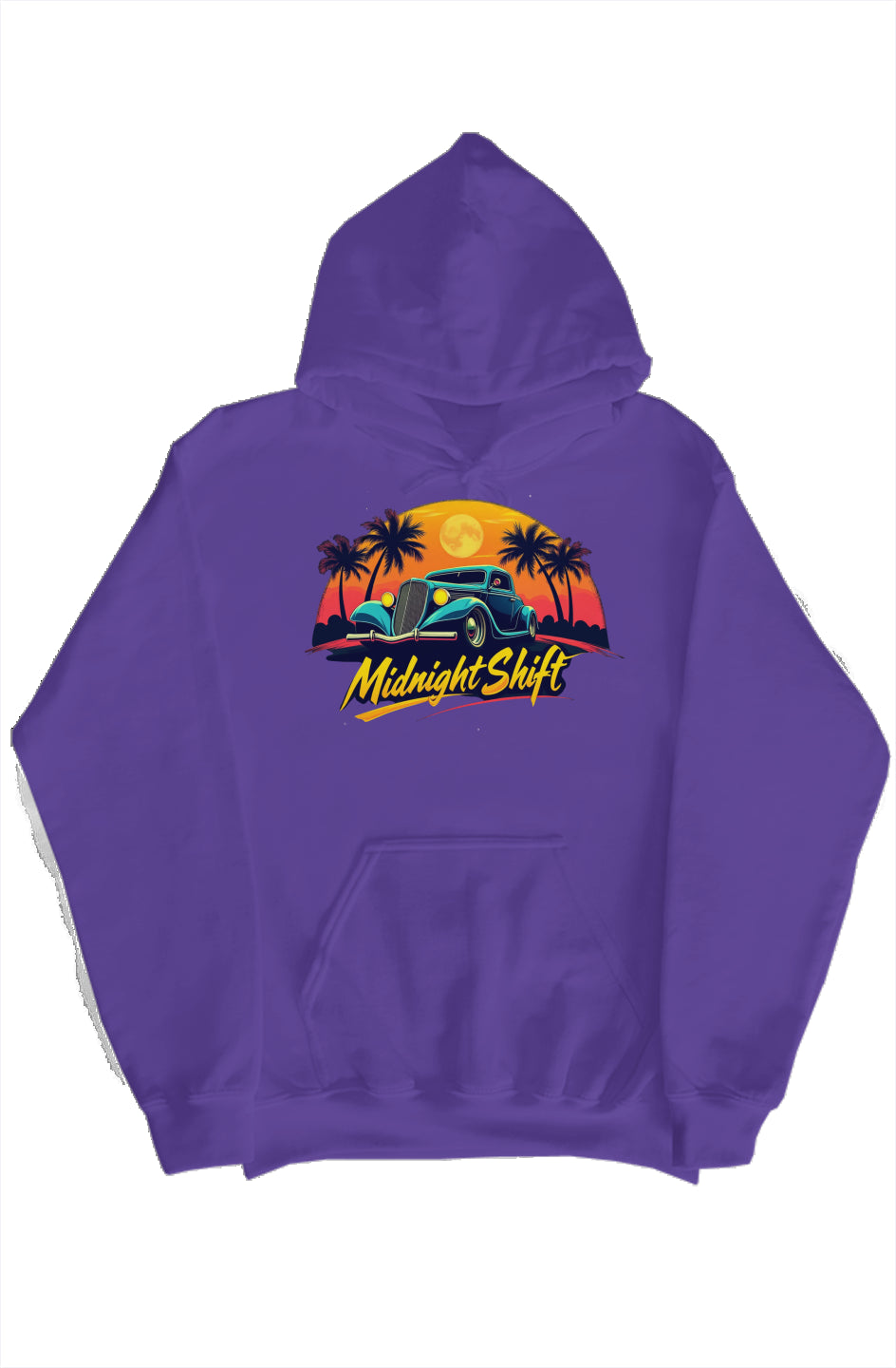 "Midnight Shift" Hoodie - Celebrating the Night Owls and the Classic Rides