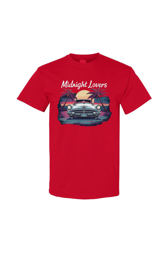 "Midnight Lovers" T-Shirt - A Tribute to Romance Under the Stars