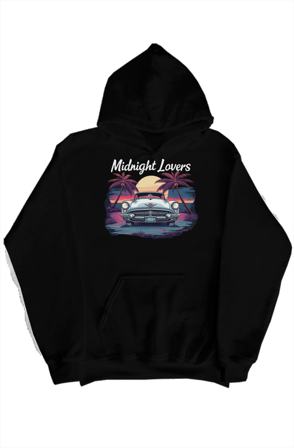 "Midnight Lovers" Hoodie - A Tribute to Romance Under the Stars