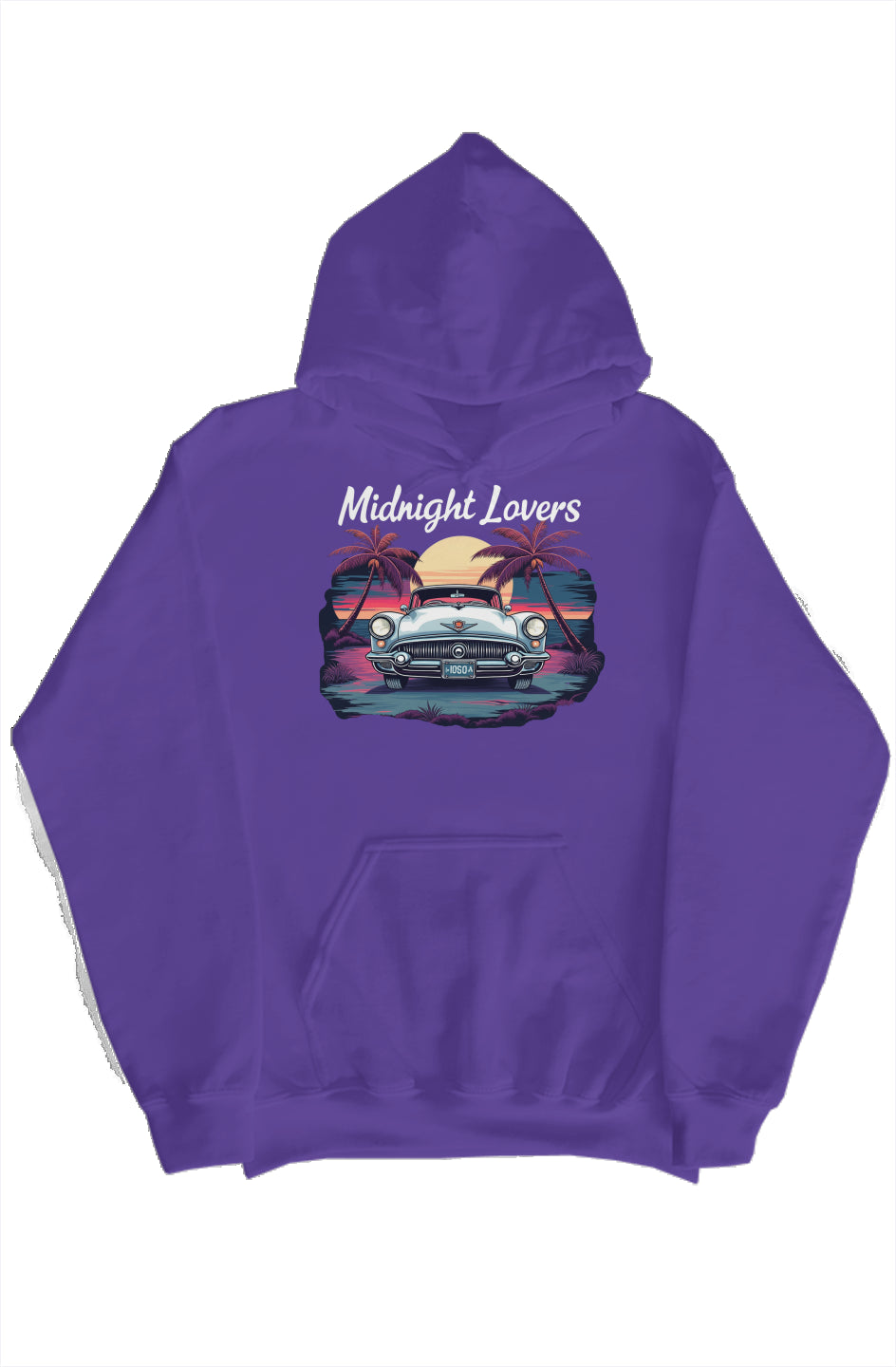 "Midnight Lovers" Hoodie - A Tribute to Romance Under the Stars